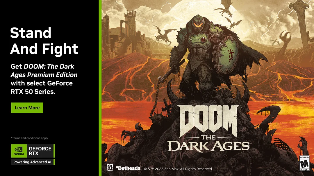 Nvidia RTX 50 Series Heats Up: RTX 5080 ‘Dhahab’ Edition and DOOM Bundle Arrive
