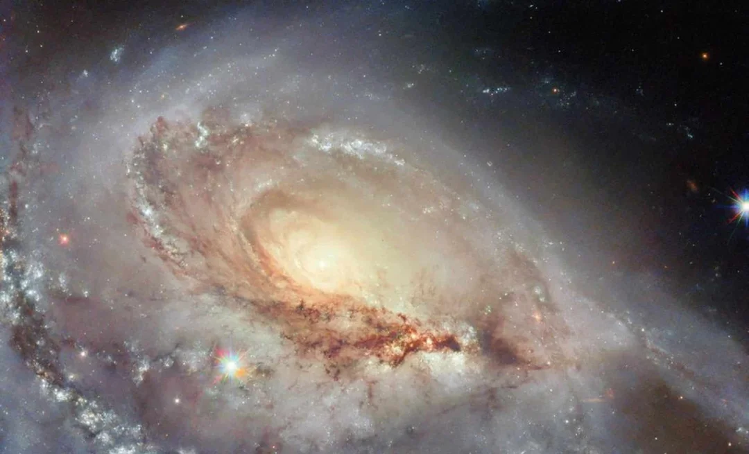 Hubble Captures Stunning Image of One-Armed Spiral Galaxy Arp 184