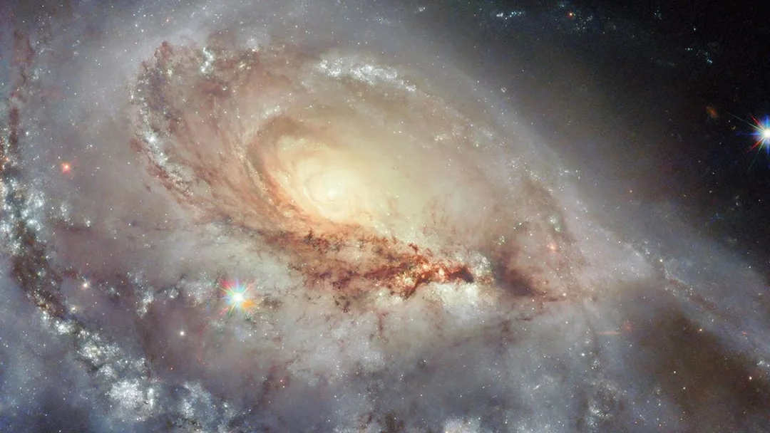 Hubble Captures Stunning Image of One-Armed Spiral Galaxy Arp 184