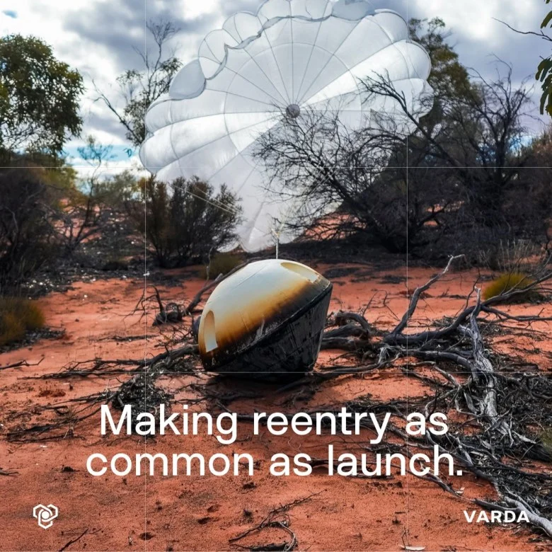 Varda Space Achieves Hat Trick with 3rd Successful Space Capsule Return, Revolutionizing Hypersonic Research and Manufacturing