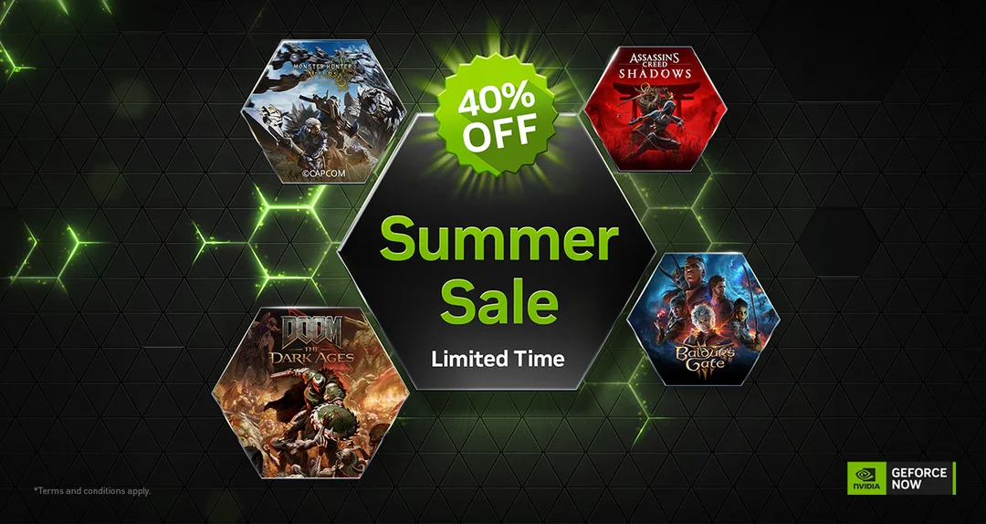 Nvidia GeForce Now Summer Sale: 40% Off, Plus New Games!